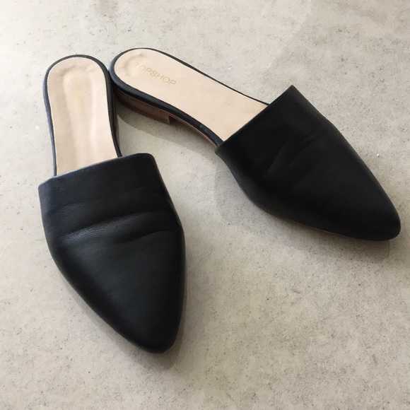 topshop mules flat